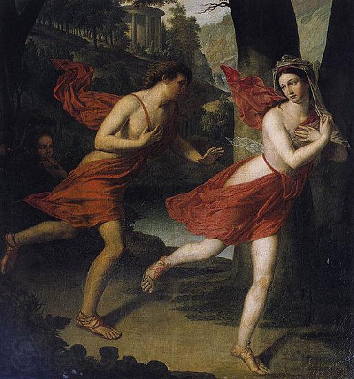 Robert Lefere Pauline as Daphne Fleeing from Apollo Germany oil painting art